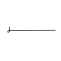 Chain Link 8 1/4" (2 3/8" Posts) Domestic Black Aluminum Pretied Pigtail Fence Ties - 9 Gauge (100 Ties) - Made in the USA