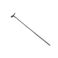 Chain Link 8 1/4" (2 3/8" Posts) Domestic Black Aluminum Pretied Pigtail Fence Ties - 9 Gauge (100 Ties) - Made in the USA