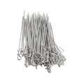 Chain Link 8 1/4" (2 3/8" Posts) Domestic Aluminum Pretied Pigtail Fence Ties | 9 Gauge (100 Ties) | Made in the USA