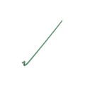 8 1/4" (2 3/8" Posts) Domestic Chain Link 9 Gauge Pretied Fence Tie | Aluminum, Vinyl Coated Green - 100 Count
