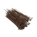 9 1/2" (2 7/8" Posts) Domestic Chain Link 9 Gauge Pretied Fence Tie | Aluminum, Vinyl Coated Brown - 100 Count
