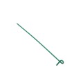 9 1/2" (2 7/8" Posts) Domestic Chain Link 9 Gauge Pretied Fence Tie | Aluminum, Vinyl Coated Green - 100 Count