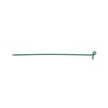 9 1/2" (2 7/8" Posts) Domestic Chain Link 9 Gauge Pretied Fence Tie | Aluminum, Vinyl Coated Green - 100 Count