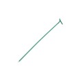 9 1/2" (2 7/8" Posts) Domestic Chain Link 9 Gauge Pretied Fence Tie | Aluminum, Vinyl Coated Green - 100 Count