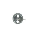 Chain Link 1 5/8" Domestic Brace Rail Ends - Pressed Steel