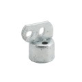 Chain Link 1 5/8" Domestic Offset Rail End - Pressed Steel