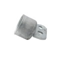 Chain Link 2" Domestic Brace Rail Ends - Pressed Steel (Fits 1 7/8" OD)