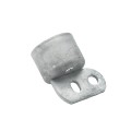 Chain Link 2" Domestic Brace Rail Ends - Pressed Steel (Fits 1 7/8" OD)