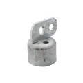 Chain Link 2" Domestic Brace Rail Ends - Pressed Steel (Fits 1 7/8" OD)