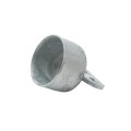 Chain Link 2 1/2" Domestic Brace Rail Ends - Pressed Steel [Fits 2 3/8" OD]