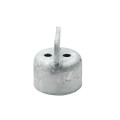 Chain Link 2 1/2" Domestic Brace Rail Ends - Pressed Steel [Fits 2 3/8" OD]