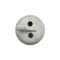 Chain Link 2 1/2" Domestic Offset Rail Ends - Pressed Steel (Fits 2 3/8" OD)