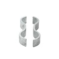 Chain Link 1 3/8" x 1 3/8" Domestic Saddle Clamps - Pressed Steel