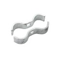 Chain Link 1 3/8" x 1 3/8" Domestic Saddle Clamps - Pressed Steel