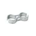 Chain Link 1 5/8" x 1 5/8" Domestic Saddle Clamps - Pressed Steel