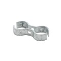 Chain Link 1 5/8" x 1 5/8" Domestic Saddle Clamps - Pressed Steel