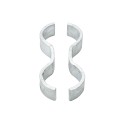 Chain Link 1 5/8" x 1 5/8" Domestic Saddle Clamps - Pressed Steel
