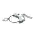 Chain Link 6 5/8" x 2" Domestic Single Gate Cantilever Latches