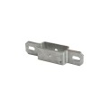 2 1/2" Post x 1 1/4" Rail Square Line Rail Clamp Chain Link Galvanized Steel