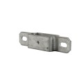 2 1/2" Post x 1 1/4" Rail Square Line Rail Clamp Chain Link Galvanized Steel