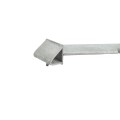 Chain Link Domestic One-Piece Barbed Wire 45 Degree Angle Arm For T-Post