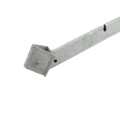 Chain Link Domestic One-Piece Barbed Wire 45 Degree Angle Arm For T-Post