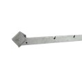 Chain Link Domestic One-Piece Barbed Wire 45 Degree Angle Arm For T-Post