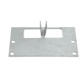 Chain Link Universal Domestic Wood Fence Adapters (Fits 1 3/8" - 4 1/2" Posts) (Wood Adapter)
