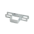 2" Post x 1" Rail Square Welded Wire Clamp Chain Link Galvanized Steel (Welded Wire Clamps)