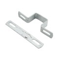 2" Post x 1" Rail Square Welded Wire Clamp Chain Link Galvanized Steel (Welded Wire Clamps)
