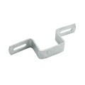 2" Post x 1" Rail Square Welded Wire Clamp Chain Link Galvanized Steel (Welded Wire Clamps)