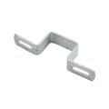 2" Post x 1" Rail Square Welded Wire Clamp Chain Link Galvanized Steel (Welded Wire Clamps)