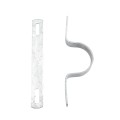 Chain Link 2 1/2" Domestic Welded Wire Fence Clamps - 11 Gauge x 1" (Fits 2 3/8" OD)