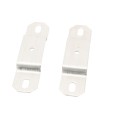 2 1/2" Post x 1 1/2" Rail Square Line Rail Clamp Chain Link Galvanized Steel