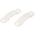 2 1/2" Post x 1 1/2" Rail Square Line Rail Clamp Chain Link Galvanized Steel