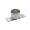 Domestic Chain Link Wall Mount Brace Rail End Bracket for 1 5/8" Post