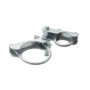 Chain Link 4" Domestic 180 Degree Swing Gate Hinges - Pressed Steel