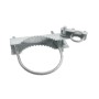 Chain Link 8 5/8" Domestic 180 Degree Swing Gate Hinges - Pressed Steel