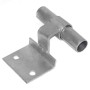 2 1/2" or 3" (2 3/8" or 2 7/8" OD) Domestic Chain Link Safety Flat BacK Clamp On Holder