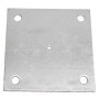 8" x 8" x 3/8" Domestic Chain Link Floor Plate | Pressed Steel
