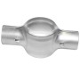 Chain Link 2 1/2" Post x 2" Rail Domestic Line Rail Clamps (Fits 2 3/8" OD Posts and 1 7/8" OD Rails)