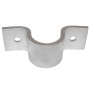 3 1/2" Domestic Chain Link Pipe Support Clamp | Pressed Steel