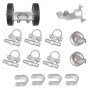 Domestic Safety Industrial Rolling Gate Hardware Kit with 6" Carrier and 6" Tires