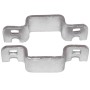 1 1/2" Domestic Chain Link Square Collar | Pressed Steel