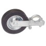 Chain Link Domestic Swing Gate Rollers with 6" Rubber Wheels