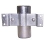 2 1/2" (2 3/8" OD) Domestic Chain Link WTS Wood Adapter