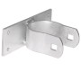 Chain Link 2 1/2" Domestic Heavy Line Wood Fence Adapters with Hinge Straps (Fits 2 3/8" OD)