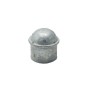 1 3/8" [1 3/8" OD] Domestic Chain Link Round Dome External Fence Post Cap | Hot-Dip Galvanized Pressed Steel