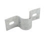 2 1/2" (2 3/8" OD) Domestic Chain Link Pipe Support Clamp | Pressed Steel