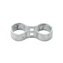 Chain Link 1 5/8" x 1 5/8" Domestic Saddle Clamps - Pressed Steel